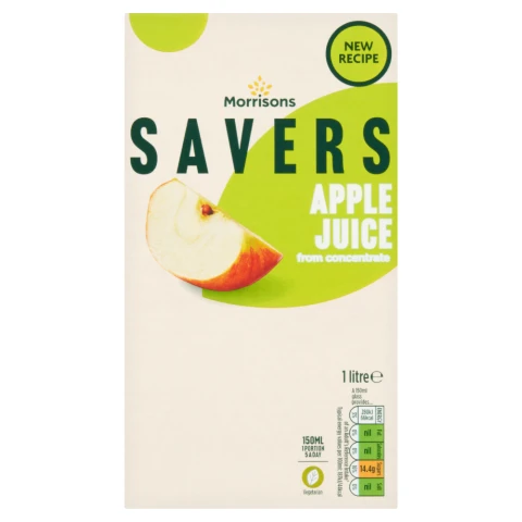 Morrisons Savers Apple Juice From Concentrate 1L