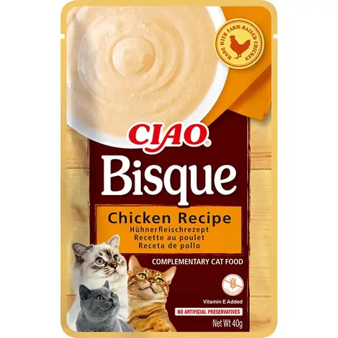 INABA Bisque Cat Chicken Recipe.