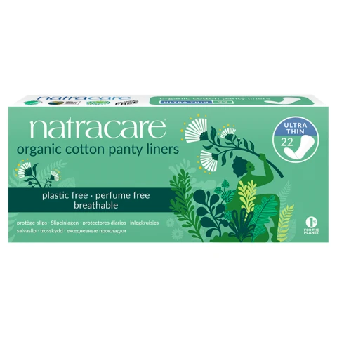 Natracare 22 Organic Cotton Panty Liners Ultra Thin
