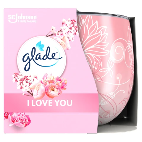 Glade Scented Candle Sleeved I Love You 120g

