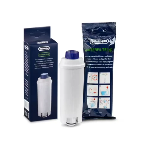 De'Longhi Water Filter For Bean To Cup Machines (Pack of 1), White - DLSC002