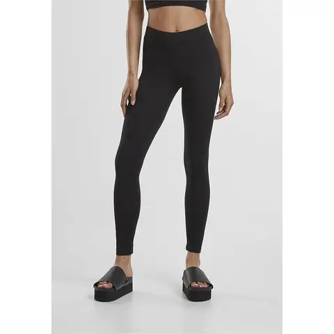 Urban Classics Damen-Jersey-Leggings schwarz XL