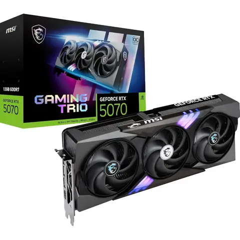 MSI GeForce RTX 5070 12G GAMING TRIO OC Graphics Card