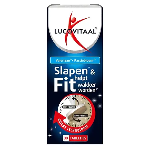 Lucovitaal Slapen & Fit Wakker Worden 30 tabletten