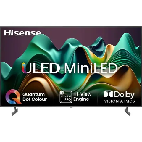Hisense Fernseher 55U6NQ, 55 Zoll, Smart TV, Mini-LED, 4K Ultra HD, Dolby Vision, 2024, 1 Stück
