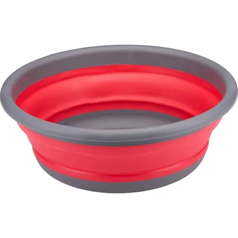 Dirt Devil Opvouwbare Emmer - 8 Liter, Rood/Grijs, ?37 x 13,5/4,5 cm