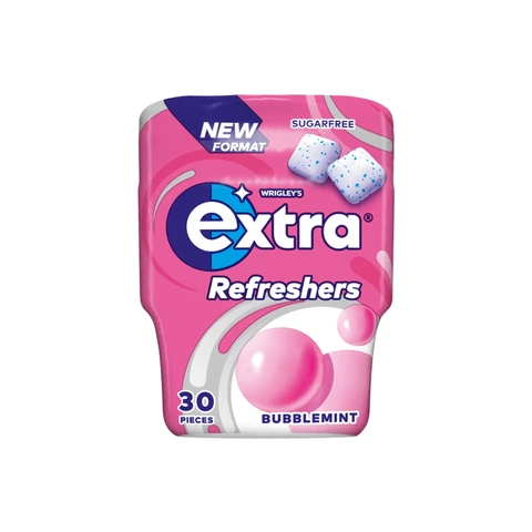 Wrigleys Extra Refreshers Bubblemint 30 Piece Bottle 67g