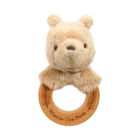 Winnie the Pooh Always & Forever Wooden Ring Rattle