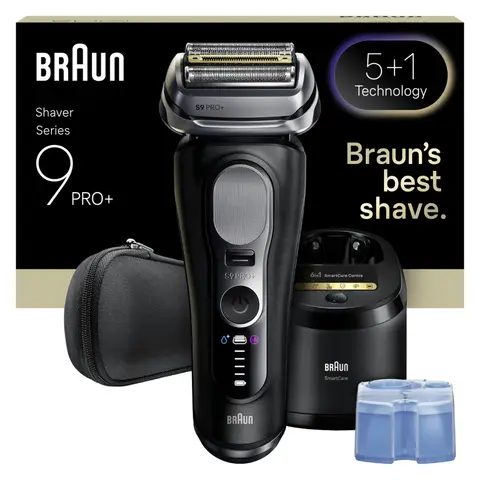 BRAUN Série 9 9660cc Rasoir à grille électrique - 5+1 éléments synchronisés - station de nettoyage et de charge intelligente