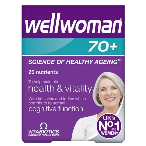 Vitabiotics Wellwoman 70 Plus Daily Wellness Support Tablets - 30 Tablets