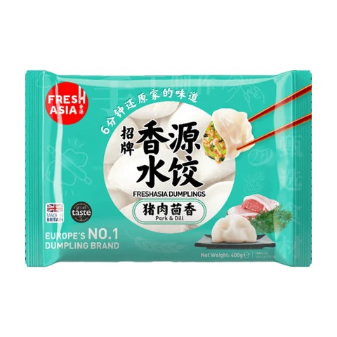 Freshasia Raviolis chinois saveur porc et fenouil - 400 g