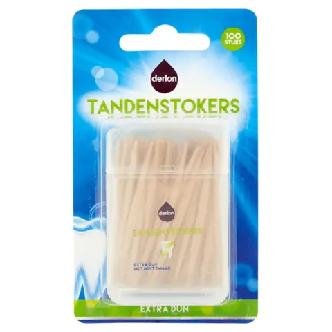 Derlon Tandenstokers 100 Stuks