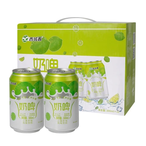 Xi Yu Chun Xinjiang-Style Beer - Lime Flavor, 300ml x 12