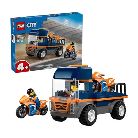 LEGO CITY 60491 Motorcycle Transporter