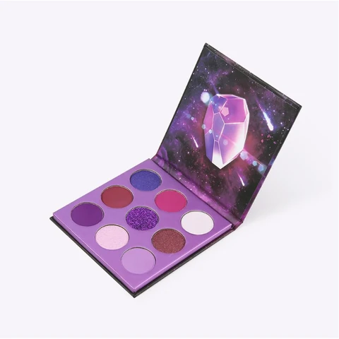 docolor 9-Color Gem Eyeshadow Palette - Purple