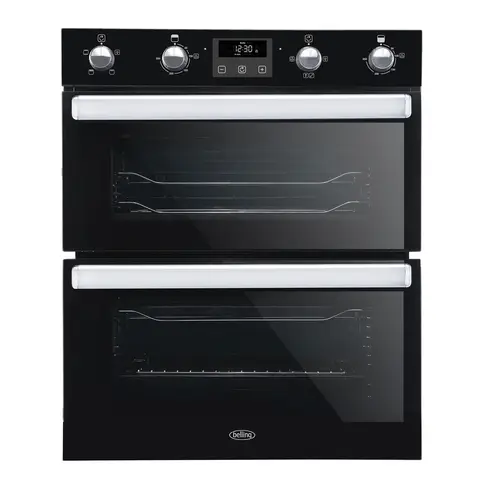 Belling BEL BI702FPCT Built Under Electric Built-In Oven, Black, A Rated