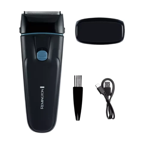 Remington F1 Style Series Foil Shaver – Cordless Precision Shaving, Dual Foil Technology, Compact and Easy Clean Design – Black, F1000