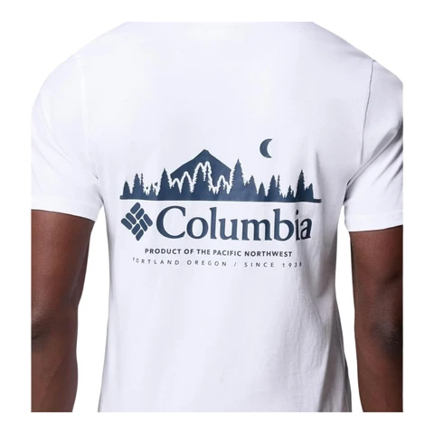 Columbia Rapid Ridge Back Graphic Tee II - White