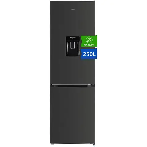 【Vakantiegeld Deal】CHiQ - Koel-vriescombinatie - 250 L - No Frost - waterdispenser - Inverter compressor - supervriezen - 39 dB - 12 jaar garantie op compressor - energieklasse D CBM250NEBD