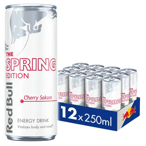 RED BULL ENERGY SPRING EDITION 12x250ml Cherry Sakura