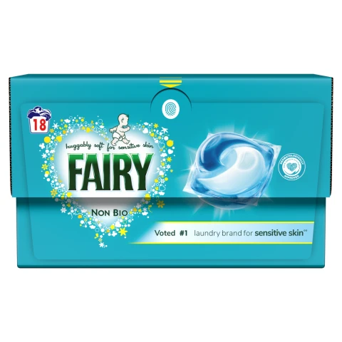 Fairy Non Bio PODS, For Sensitive Skin, 18 Washes