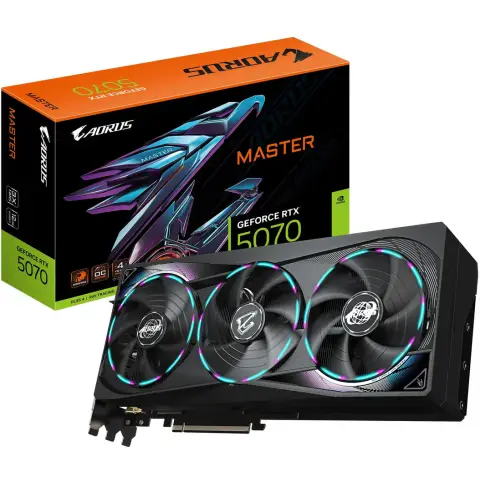 VGA PCIE16 RTX5070 12GB GDDR7 GV-N5070AORUS M-12GD GIGABYTE