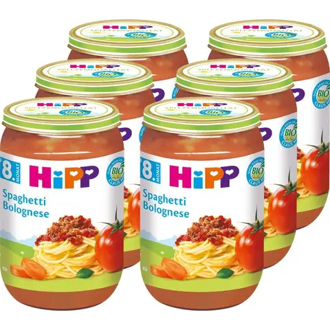 HiPP Spaghetti Bolognese (from 8 months) Multipack 6 x 220 g