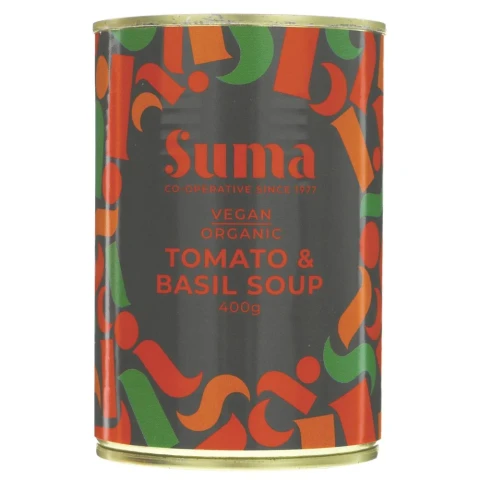 Suma Organic Organic Tomato & Basil Soup - 400G