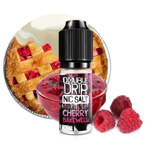 Double Drip Nic Salt E-liquid Cherry Bakewell 20mg