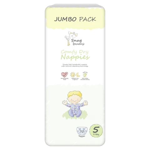 Snugbums Nappies Size 5 70 Pack
