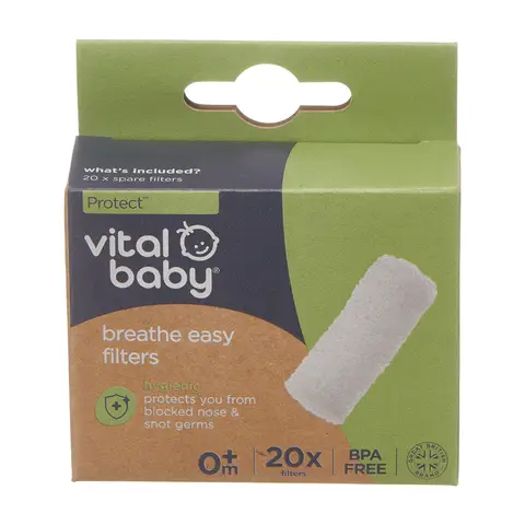 Vital Baby Protect Breathe Easy Spare Filters 20 Pack