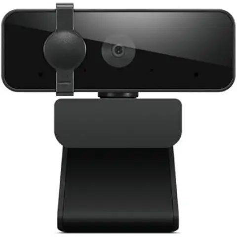 Lenovo Essential Webcam - 30 fps - Schwarz - USB 2.0 Typ A - Full HD - 1920 x 1080 Video - 85° Winkel - Stativanschluss - Mikrofon - Windows 10, Windows 11, macOS, ChromeOS - Privatsphärendach, Stativanschluss
