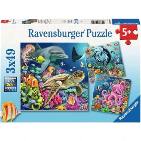 Ravensburger Under Water 3x49 Piece Jigsaw Puzzles