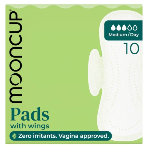 Mooncup 10 Pads with Wings Medium / Day
