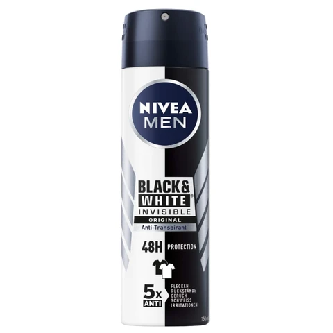 Nivea Men Deospray Invisible Black & White Original 150 ml