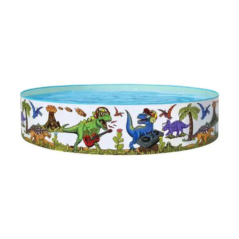 Bestway®  Φ6' x H15"/Φ1.83m x H38cm Dinosaur Fill'N Fun Play Pool