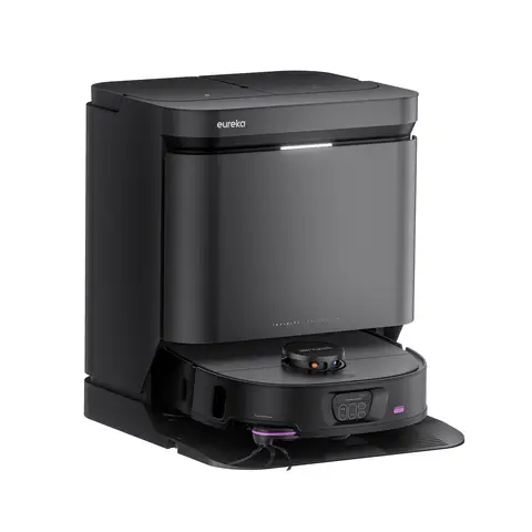 Eureka Floorcare Robot Vacuum and Mop – 2 in 1 Cleaning, Self-Cleaning and Self-Emptying Docking Station, Max Ultra System, Black – NERJ15MAXULTRABK