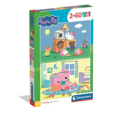 Peppa Pig 2 x 60 Piece Jigsaw Puzzles