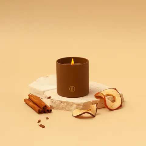 Spaas Candle Warm Wonder 1 Wick 35h Burn Time Brown