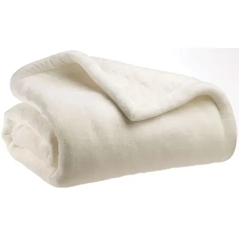 Vivaraise Plaid de lit Neige 220 x 240 cm