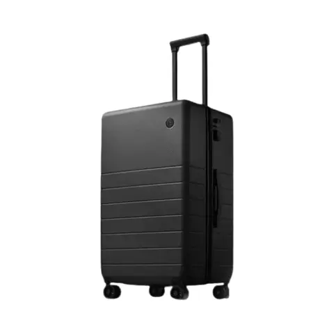 ochama×J.ZAO Boundless Luggage Box, Covestro PC Trolley Suitcase Carry-On Travel Bag 20 Inch Dusky Black