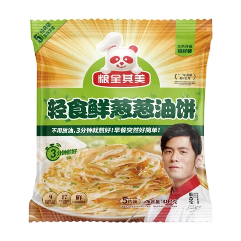 Liangquanqimei Huile d'oignon et crêpes légères 400g