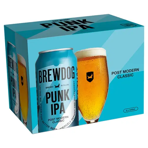 BrewDog Punk IPA 6 x 440ml (ABV 5.4%)