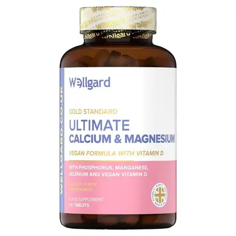 Wellgard Ultimate Vegan Calcium & Magnesium - 180 Tablets