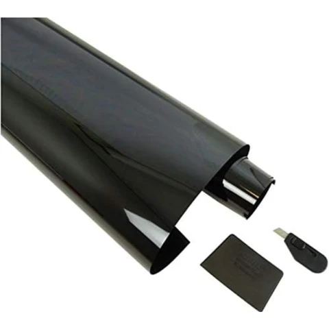 Dunlop autoruitfolie - Zwart, 300 x 76 cm