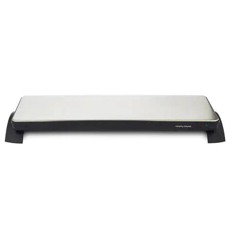 Morphy Richards Cordless Warming Tray – Stainless Steel Top Plate, 486000