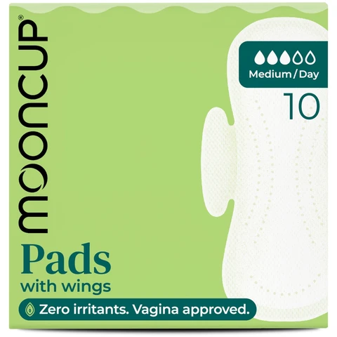 Mooncup 10 Pads with Wings Medium / Day