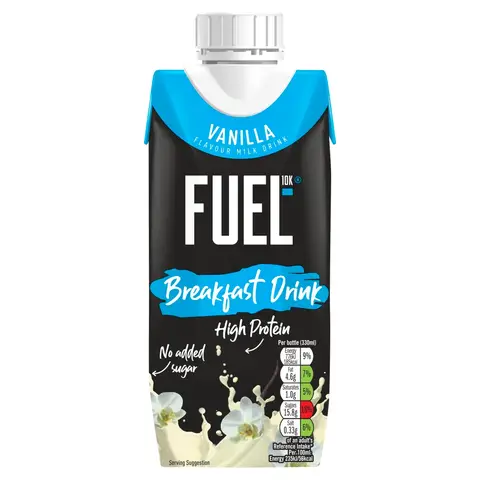 Fuel 10K High Protein Liquid Breakfast Vanilla 330ml