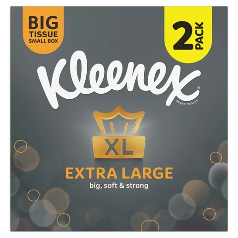 Kleenex Extra Large Compact Tissues Twin Pack