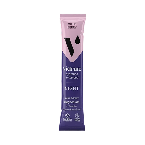 Vidrate Night Time Hydration Powder Mixed Berry Flavour - 3g